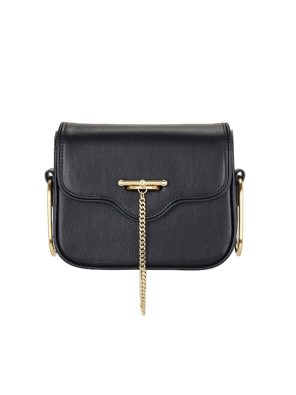 Sancia Sleek Black Osaka Crossbody Bag